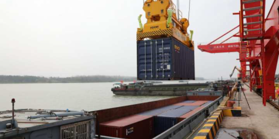 ：：：恿，，浙江兰溪到江苏太仓集装箱航线正式开通