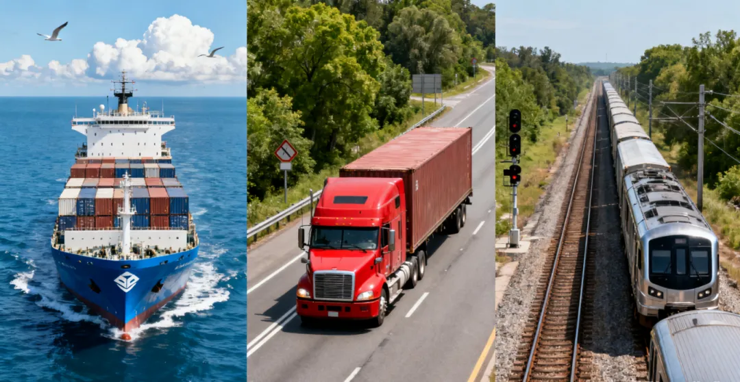 海运与陆运、铁运的本钱时效比照：：：何种情形选择海运更划算？？？